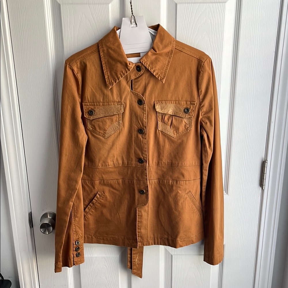 PZI Rare Vintage Women's Safari Jacket With Pockets Size Medium